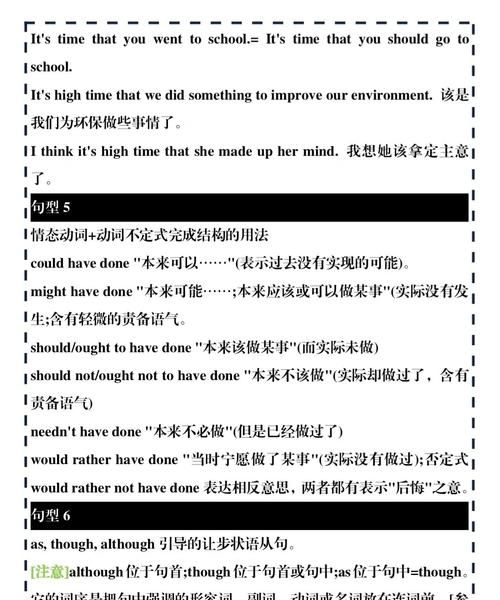 高考英语必背重点句型
,高考英语必备句型图4