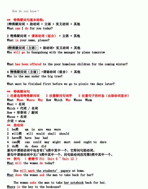 五个特殊疑问句英语
,英语的一般疑问句和特殊疑问句怎么写图3