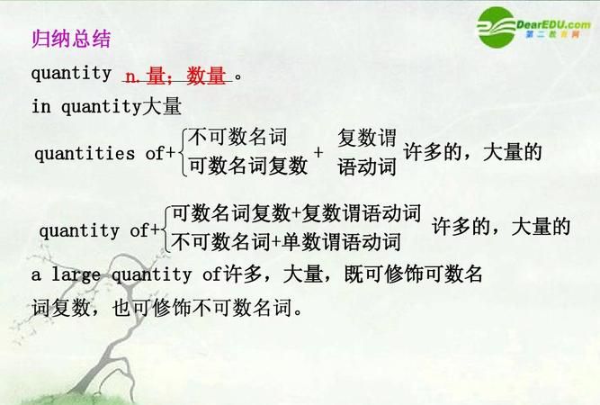 不可数名词前有量词谓语动词
,不可数名词前有量词时看成单数还是复数图4