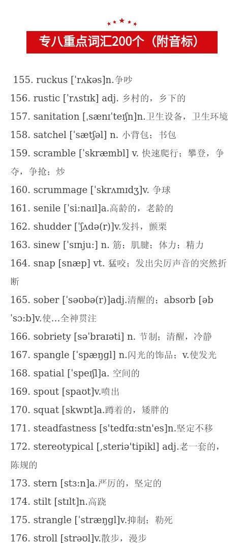 200多个英语词汇
,英语词汇家族图谱图4