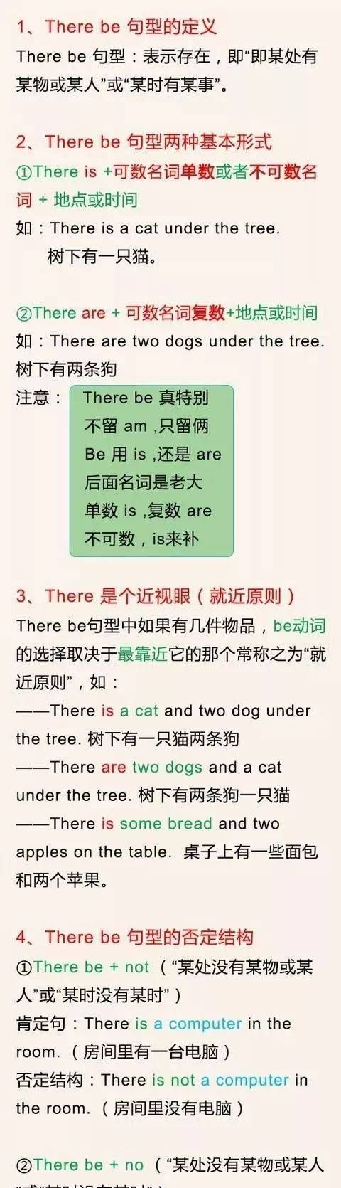 there be句型知识点整理
,there be句型知识点总结小学图3