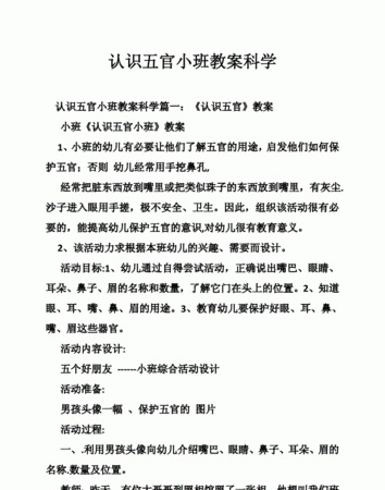 中班英语活动教案认识五官
,幼儿园中班英语公开课教案图1