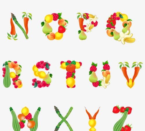 26个字母水果单词表
,水果和蔬菜的英语单词怎么写图2