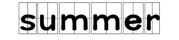 summer的拼读步骤
,夏天英文怎么读音发音图4