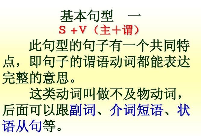 sv句型的简单句
,英语sp是什么句型图3