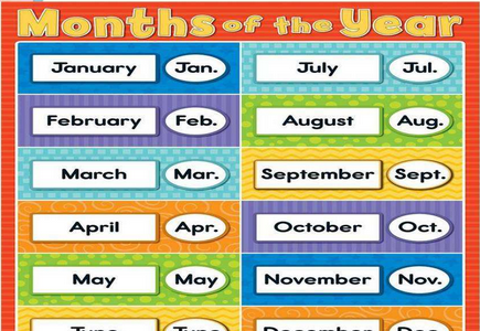 一年十二个月的英文单词怎么写
,一年有十二个月份用英语怎么说图3