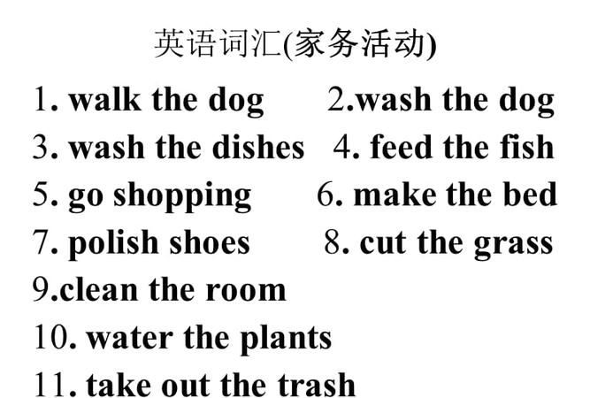 做家务的英语词组20个
,做家务的英语词组20个图1