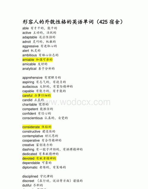 关于外貌局部的英语单词
,描写人物外貌特征的英语单词图2