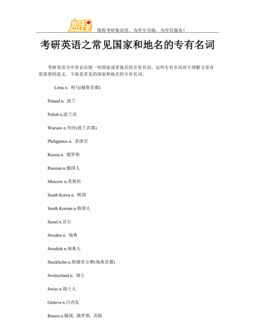 20个地名英语单词
,写出5个表示地点的单词图7