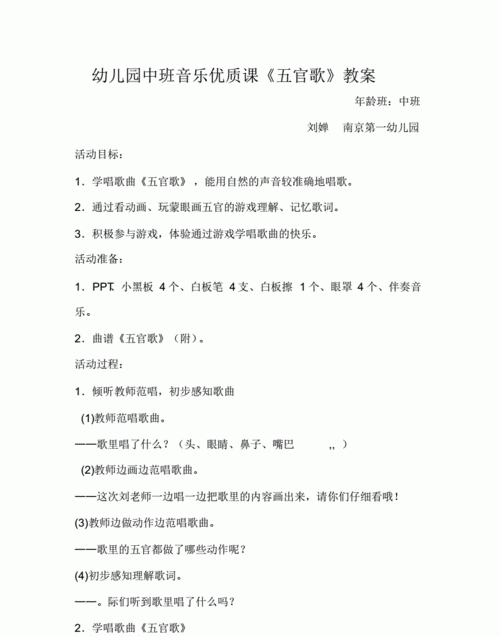 中班音乐五官歌教案反思
,中班语言《小当当的幻想》教案图2