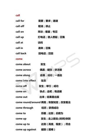 初中英语高频短语和固定搭配
,初一必掌握英语固定搭配图1