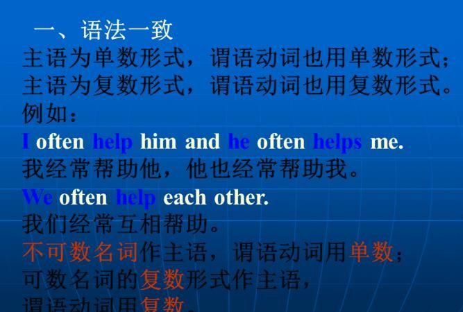 主谓一致趣味导入
,英语写作中存在的语言错误如:主谓一致、时态处理、冠词用法、名词单复...图4