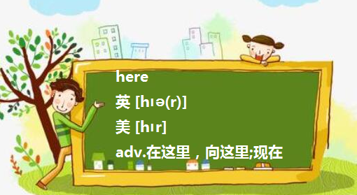 here位于句首倒装句
,here there 倒装图1