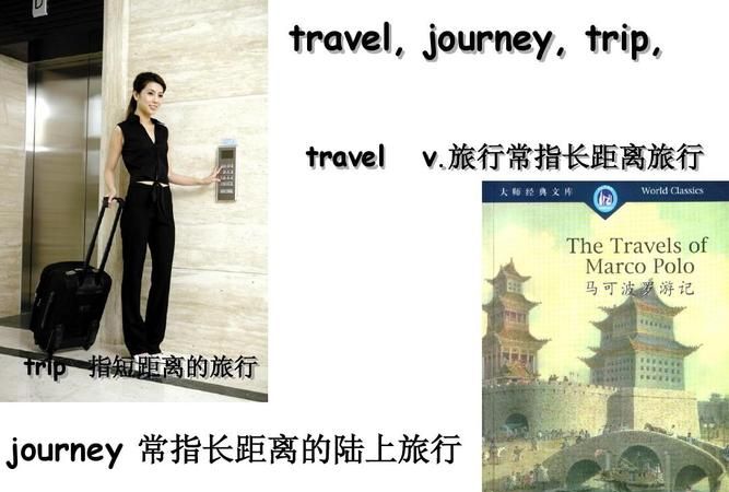 travelling和trip的区别
,journey,travel和trip的区别是什么?图4