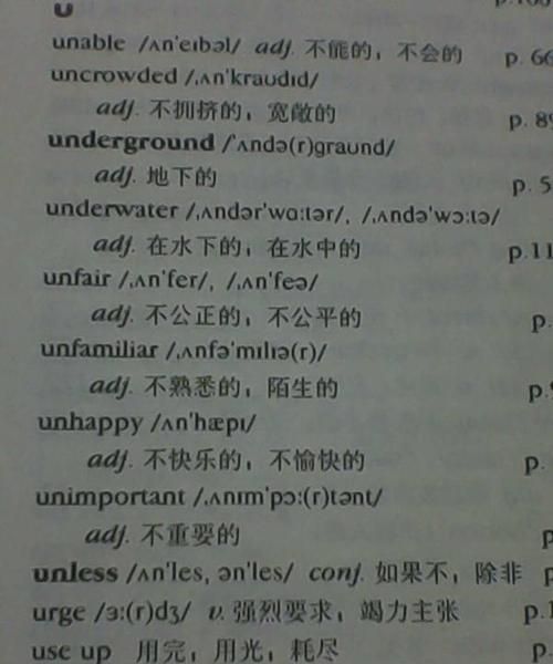 U开头比较有深意的英文单词
,u开头的比较美好的英文单词有什么图1