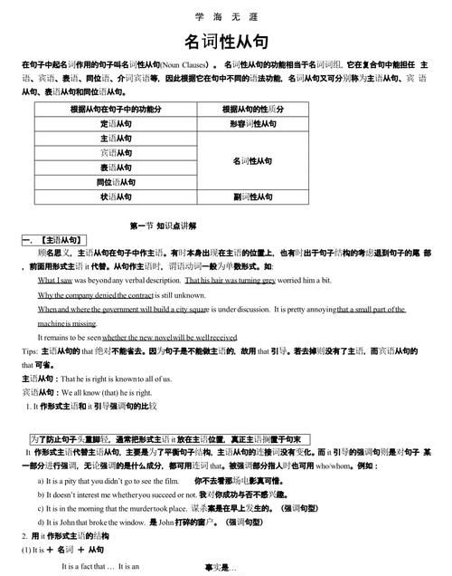 名词性从句英语
,英语中的名词性从句是什么意思能给讲解并举例说明图4