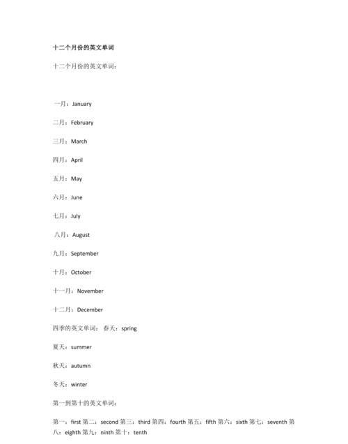 到2月份的英语单词怎么背
,英语单词月份速记方法图3