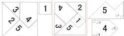 五巧板拼图大全
,利用五巧板,你还能通过怎样的拼图验证勾股定理图4