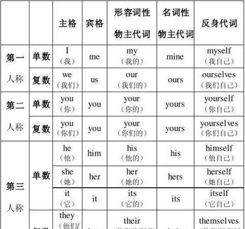 四类代词小学英语
,小学英语人称代词专项训练及答案图3