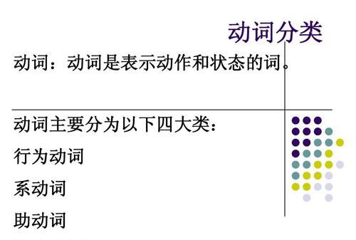 动词的四大类名称和特点
,动词怎样分类 第23类动词如何分类有什么区别的图4