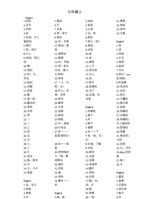 初中英语6000个基础单词
,初中英语单词必备图4