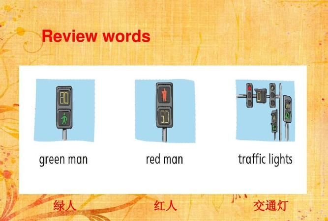 在第二个红绿灯处用英语怎么写
,at the traffic lights为什么加s图1