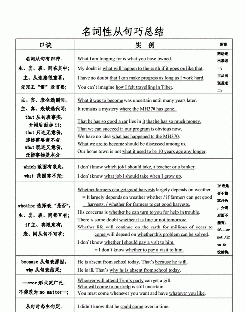 名词性从句所有知识点
,高中英语名词性从句讲解视频图4