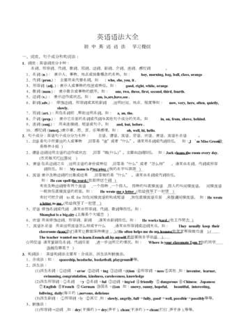 初中英语44个语法点
,初中英语语法总结大全详解图1