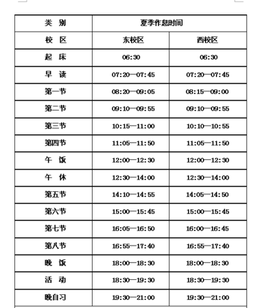 初2周一到周五的作息时间表
,初二如何安排作息时间表图2