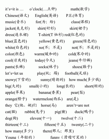 小学必背单词打印
,小学英语必背单词3000图1