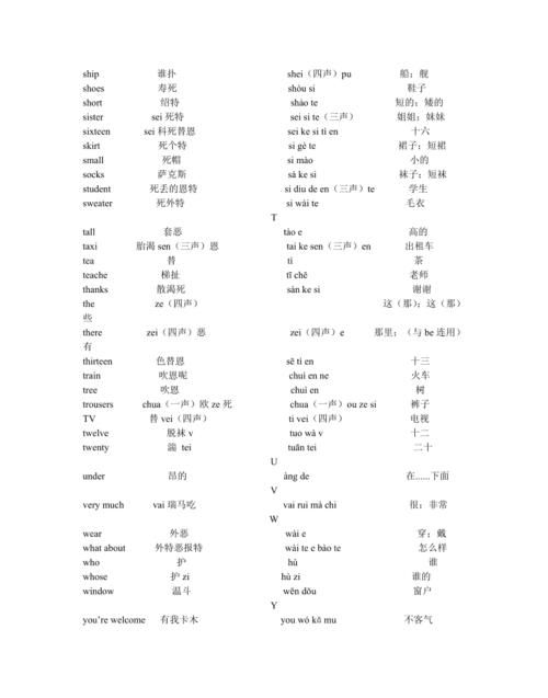 小学英语必考词汇
,人教版小学英语三到六年级重点词汇图1