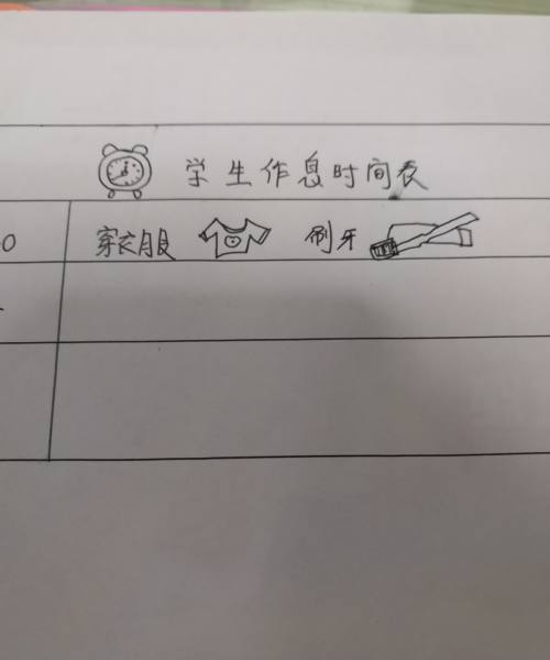 小学生英语作息时间表怎么画
,作息时间表怎么画图3