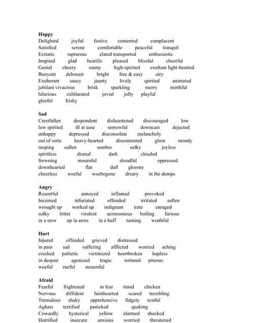 表达感受的英语单词
,描述感受的英语单词有哪些图2