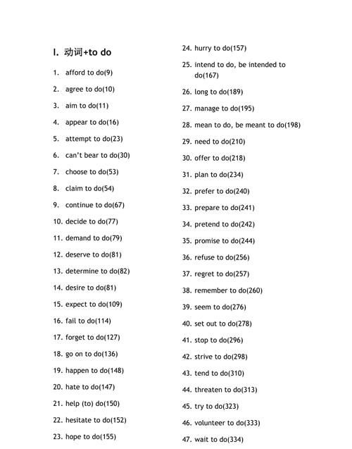 动词后接doing和todo有区别
,英语中的n.v.adj.adv.分别代表什么?图4