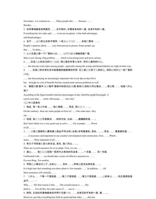 英语句型作文常用高中及例句
,高中英语作文常用句型图1