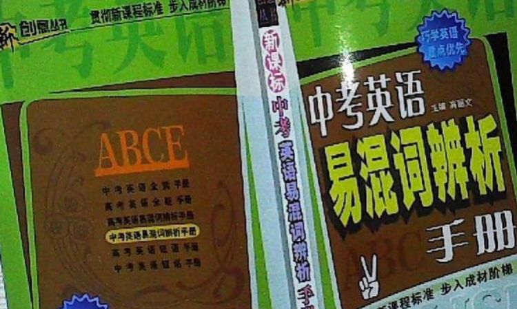 中考英语易混淆词汇辨析
,初中英语词语辨析图4