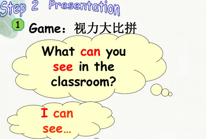 whatcanyousee教学视频
,小学英语《What can you see》教学反思图1