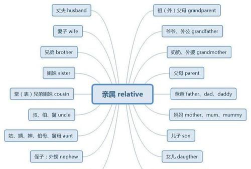 关于亲戚的英语单词有哪些
,亲属亲戚的英语图3