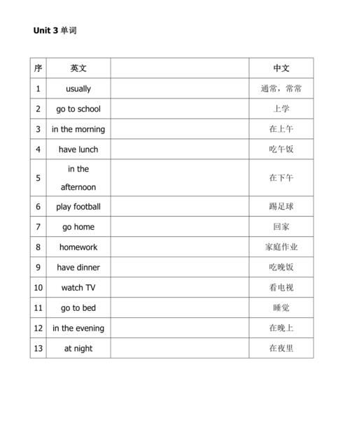 四年级下册英语时间表怎么画