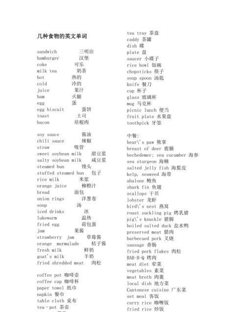 常用英语单词1000个