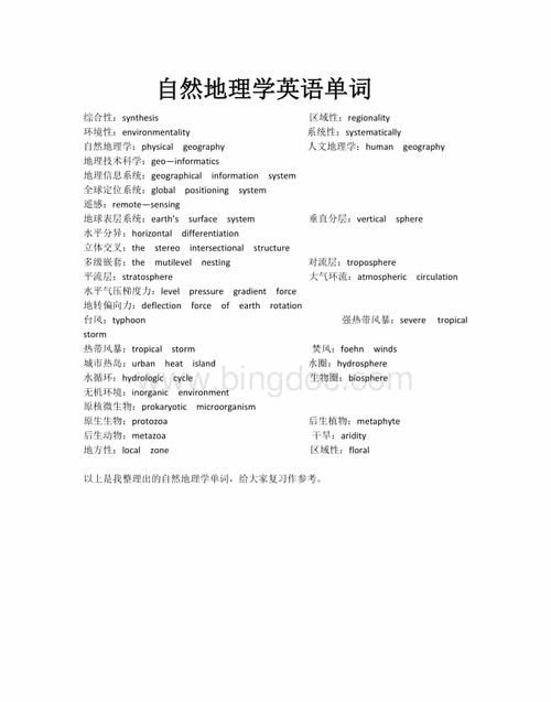 英文中有几种表示风景的单词有哪些