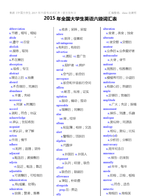 简单常用英语单词100个