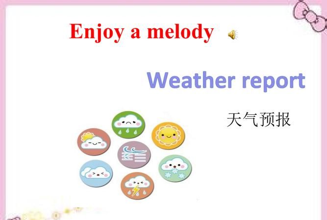 天气类的单词 snowy windy cloudy rainy sunnyd 的少儿英语教案