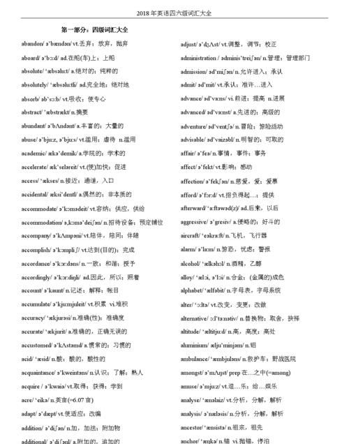 新东方英语四级词汇乱序版电子版百度网盘