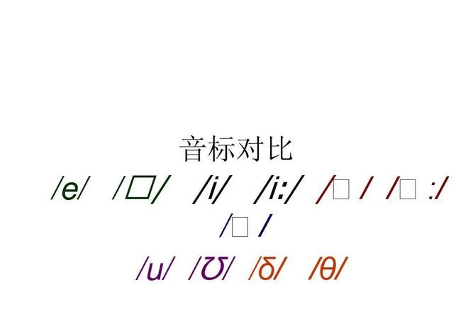 怎样区分英语音标长音短音和短音