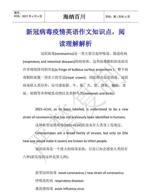 写一篇英语作文关于新冠病毒爆发后我们的生活习惯发生了很大变化字数不少于60