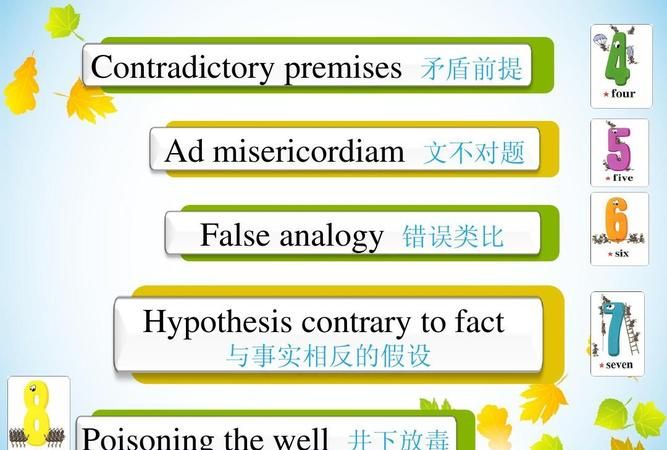 faulty analogy英语解释以及例句